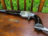 1870 Frank Wesson Medium Frame "Mate" Pocket Rifle Cased Prototype *RARE* 1 of 1 Blue/Nickel .22 Cal 18" Bbl w/ Stock - 14 of 15