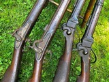 Collection of FOUR Civil War Guns Found in Wall! Pair 1863 Sharps Carbine 1861 Wm Mason Contract 1863 Springfield Musket w/ Bayonets UNTOUCHED! - 1 of 15