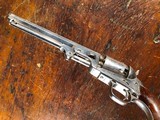1851 Colt Navy Percussion Civil War Revolver Early 1861 Col. Colt Address #'s Matching Nickel NICE! - 6 of 15