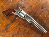 1851 Colt Navy Percussion Civil War Revolver Early 1861 Col. Colt Address #'s Matching Nickel NICE! - 1 of 15