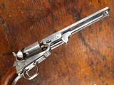 1851 Colt Navy Percussion Civil War Revolver Early 1861 Col. Colt Address #'s Matching Nickel NICE! - 4 of 15