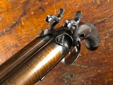 Trulock & Son Dublin Ireland Percussion Double Barrel Howdah Pistol .68 Cal Fine Engraved SxS Tiger Gun - 12 of 15