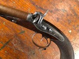 Trulock & Son Dublin Ireland Percussion Double Barrel Howdah Pistol .68 Cal Fine Engraved SxS Tiger Gun - 8 of 15