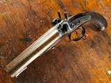 Trulock & Son Dublin Ireland Percussion Double Barrel Howdah Pistol .68 Cal Fine Engraved SxS Tiger Gun - 2 of 15
