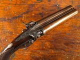 Trulock & Son Dublin Ireland Percussion Double Barrel Howdah Pistol .68 Cal Fine Engraved SxS Tiger Gun - 5 of 15