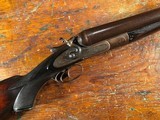 Massive Engraved English G. Heminway 8 Gauge Double Barrel Breechloading Shotgun 14 lbs *RARE* Antique 8GA SxS - 3 of 15