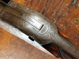 Nimschke Engraved 1882 Spencer Grade A 1st Model Deluxe Pump Shotgun Exhibition Quality Italian Walnut Turkish Damascus *RARE* - 4 of 15