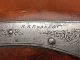 Massive R.B. Rodda & Co. London & Calcutta Percussion Over/Under Double Barrel Howdah Pistol .63 Cal Tiger Gun *RARE* - 6 of 15