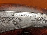 Massive R.B. Rodda & Co. London & Calcutta Percussion Over/Under Double Barrel Howdah Pistol .63 Cal Tiger Gun *RARE* - 4 of 15