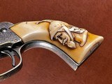 Extraordinary Factory Engraved 1851 Colt Navy Revolver 1861 Civil War US Army Shipped Officer Presentation Cuirassier Carved Ivory Grips *RARE* - 8 of 15