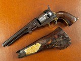 1851 Colt Navy Revolver & Slim Jim Holster WILD WEST OUTLAW OWNED! California Gunfighter Desperado Pistol *HISTORY* - 1 of 15