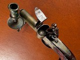 Wonderful Ross London Engraved Flintlock Tinder Lighter Fire Starter Pistol Brass Candlestick w/ Door Inscribed Silver 1790-1810 - 6 of 10