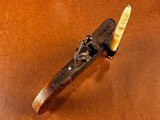 Early American Iron Flintlock Tinder Lighter Fire Starter Pistol w/ Candlestick Colonial Tabletop Tavern Tool *RARE* 1780-1800 - 7 of 8