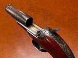 David Williamson New York Sliding Barrel Single Shot Deringer Pocket Pistol VERY FINE Wild West Era .41 Cal Derringer *ANTIQUE* - 11 of 15