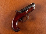 David Williamson New York Sliding Barrel Single Shot Deringer Pocket Pistol VERY FINE Wild West Era .41 Cal Derringer *ANTIQUE* - 2 of 15