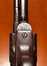 1873 Colt Single Action Army Revolver .44 Rimfire Nickel Carved Steerhead Pearl *RARE* Wild West 1st Gen SAA Cowboy Pistol - 13 of 15