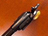 1873 Colt Single Action Army Revolver .44 Rimfire Nickel Carved Steerhead Pearl *RARE* Wild West 1st Gen SAA Cowboy Pistol - 7 of 15