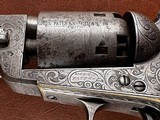 Documented Factory Engraved Samuel Colt Officer Presentation 1851 Colt Navy Revolver Civil War April 1861 US Army Shipped HISTORY - 8 of 15