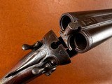 Rare Scholefield Goodman & Sons London & Birmingham 8 Gauge Engraved SxS Double Barrel Breechloading Shotgun - 11 of 15