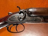 Rare Scholefield Goodman & Sons London & Birmingham 8 Gauge Engraved SxS Double Barrel Breechloading Shotgun - 2 of 15