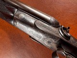 Rare Scholefield Goodman & Sons London & Birmingham 8 Gauge Engraved SxS Double Barrel Breechloading Shotgun - 5 of 15