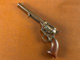 1873 Colt Single Action Army .45 Revolver Nickel 7 1/2" Factory Letter 1881 San Francisco California Shipped ANTIQUE Wild West Cowboy Pistol