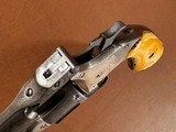 Smith & Wesson No. 3 American Revolver .44 Henry Rimfire Nickel Ivory Cut for Shoulder Stock RARE S&W Cowboy Pistol Factory Letter - 10 of 15