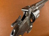 Smith & Wesson No. 3 American Revolver .44 Henry Rimfire Nickel Ivory Cut for Shoulder Stock RARE S&W Cowboy Pistol Factory Letter - 9 of 15