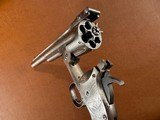 Smith & Wesson No. 3 American Revolver .44 Henry Rimfire Nickel Ivory Cut for Shoulder Stock RARE S&W Cowboy Pistol Factory Letter - 7 of 15