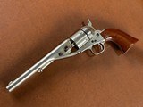 1861 Colt Navy Factory Conversion Revolver HIGH CONDITION Nickel .38 CF Excellent Rare Original 1870's Wild West Pistol - 2 of 15