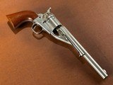 1861 Colt Navy Factory Conversion Revolver HIGH CONDITION Nickel .38 CF Excellent Rare Original 1870's Wild West Pistol - 1 of 15