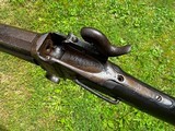 Early Single Rail Model 1859 Sharps Heavy Barrel Frontier Conversion Rifle Fullstock Percussion Oct Bbl DST 14.5 lbs Wild West History RARE - 11 of 15