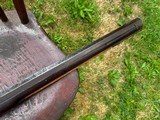 Early Single Rail Model 1859 Sharps Heavy Barrel Frontier Conversion Rifle Fullstock Percussion Oct Bbl DST 14.5 lbs Wild West History RARE - 8 of 15