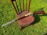 Documented Factory Engraved 1873 Winchester Saddle Ring Carbine Nickel & Gold Fancy Stock .44-40 SRC 1881 - 5 of 15
