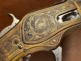 Documented Factory Engraved 1873 Winchester Saddle Ring Carbine Nickel & Gold Fancy Stock .44-40 SRC 1881 - 15 of 15