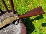 Documented Factory Engraved 1873 Winchester Saddle Ring Carbine Nickel & Gold Fancy Stock .44-40 SRC 1881 - 6 of 15