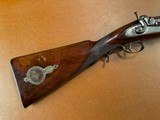 Massive Isaac Hollis & Sons London 8 Bore Percussion Dangerous Game Rifle - Rare Antique Victorian Elephant Gun - 6 of 15