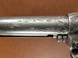 1877 Colt Thunderer .41 Double Action Revolver Factory Soft Finish New York Engraved Nickel Pearl Letter 1883 - 5 of 15