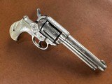 1877 Colt Thunderer .41 Double Action Revolver Factory Soft Finish New York Engraved Nickel Pearl Letter 1883 - 2 of 15
