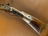 Historic BENJAMIN BROWN FRENCH Silver Mounted Percussion Rifle - Important Abraham Lincoln Washington D.C. History - 5 of 15