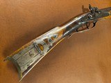 Historic BENJAMIN BROWN FRENCH Silver Mounted Percussion Rifle - Important Abraham Lincoln Washington D.C. History - 1 of 15