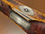 Historic BENJAMIN BROWN FRENCH Silver Mounted Percussion Rifle - Important Abraham Lincoln Washington D.C. History - 6 of 15