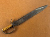 Massive American Civil War Confederate D Guard Bowie Knife 16