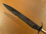 Massive American Civil War Confederate D Guard Bowie Knife 16