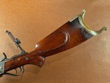 Very Rare Documented 1874 Sharps Factory German Pattern Schuetzen Rifle 1 of 69 Made Double Set Triggers Vernier Sight New York Target History - 4 of 15