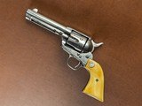 1873 Colt Single Action Army Frontier Six Shooter Revolver .44-40 Rare Etched Panel 4 3/4