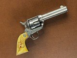 1873 Colt Single Action Army Frontier Six Shooter Revolver .44-40 Rare Etched Panel 4 3/4