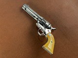 1873 Colt Single Action Army Frontier Six Shooter Revolver .44-40 Rare Etched Panel 4 3/4
