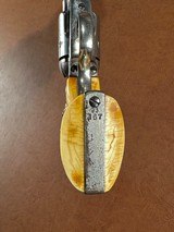 1873 Colt Single Action Army Frontier Six Shooter Revolver .44-40 Rare Etched Panel 4 3/4