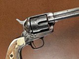 1873 Colt Single Action Army .45 Revolver Mexico City Shipped Texas History 1881 Ivory Nickel Blackpowder Wild West SAA Cowboy Pistol - 8 of 15